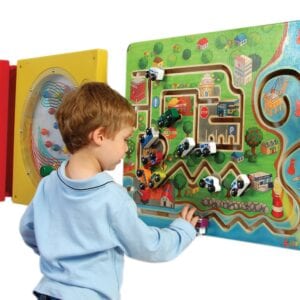 World Of Wheels Wall Panel Game for Kids